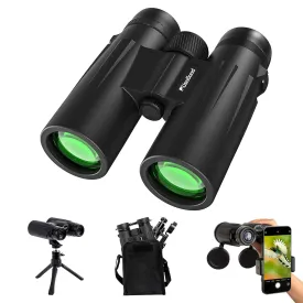 12x50 High Definition Binoculars with Phone Adapter and Tripod.