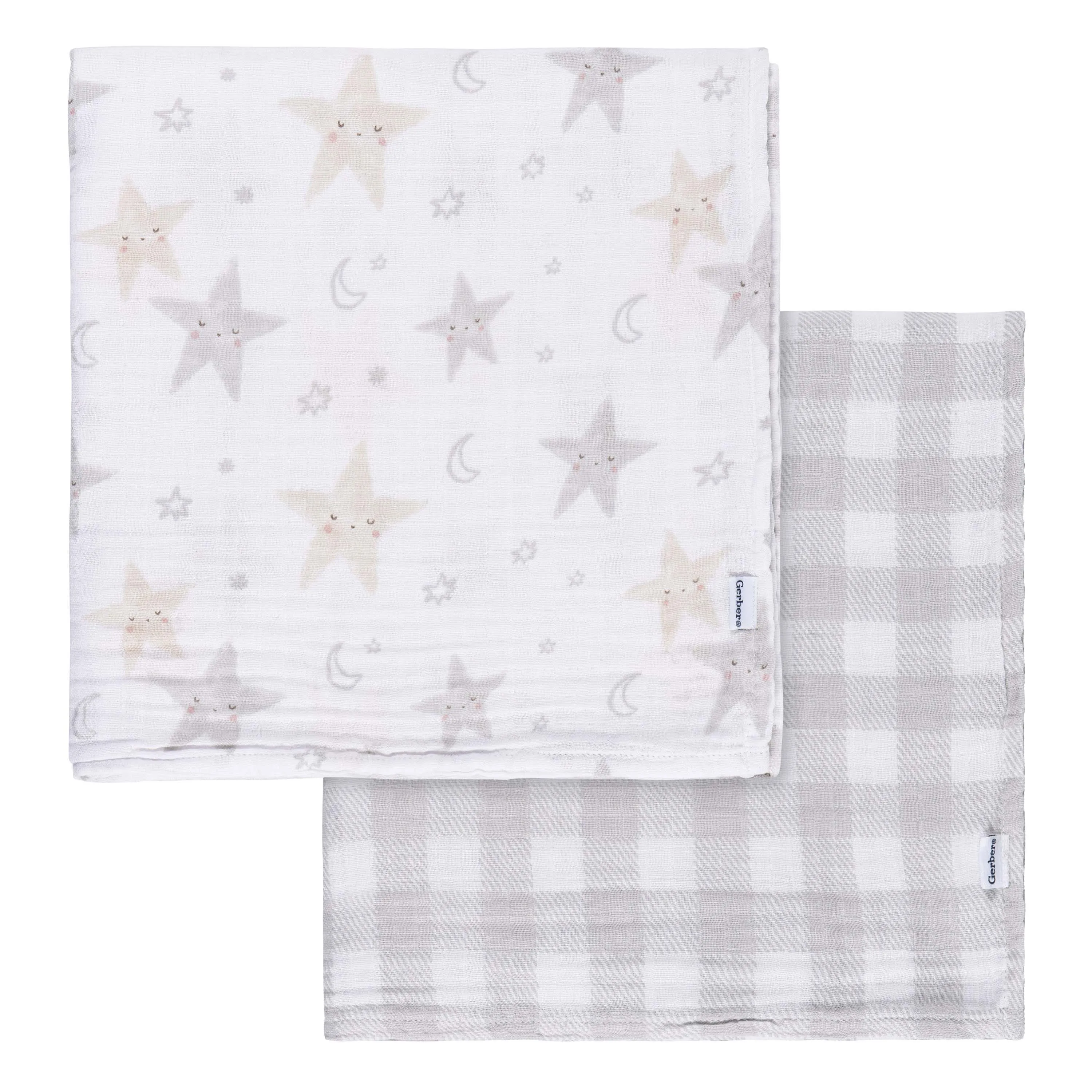 2 Pack Muslin Blanket - Celestial