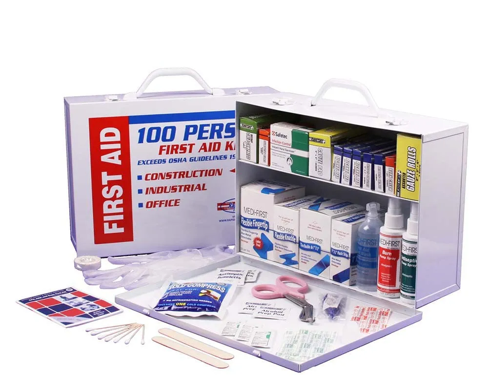 2 Shelf First Aid Cabinet