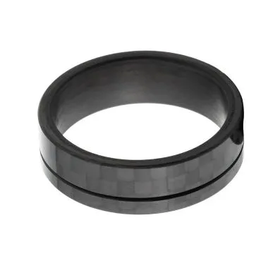 7mm Carbon Fiber Comfort Fit, Custom Ring:7F1GOC-ACF