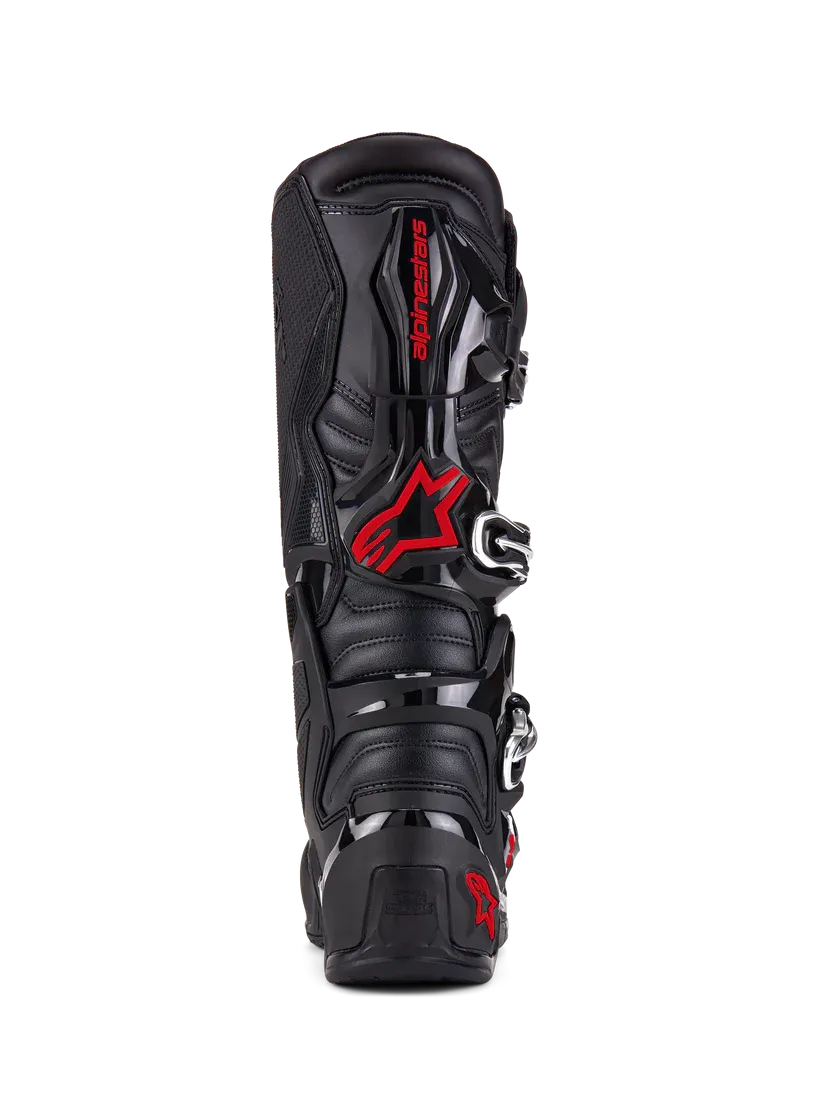 Alpinestars Tech 7 Motocross Boots Black Red Fluo