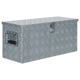 Aluminium Box 80x30x35 cm Silver