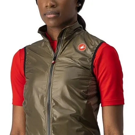 Aria Women's vest Castelli, color Moss Brown