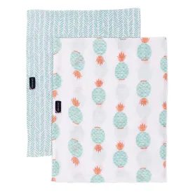 Bebe Au Lait - Muslin Baby Swaddle - Oahu & Zig-Zag (2pk)