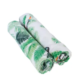 Bebe Au Lait - Muslin Baby Swaddle - Rio & Palm (2pk)