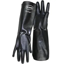 Boss 1SN2539 18" Long Heavyweight Neoprene with Flannel Lined and Crinkle Grip