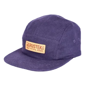 Canby Brushed Cotton Camp Cap | Blue