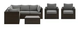 Cape Shores 4-Piece Sectional Set by homestyles