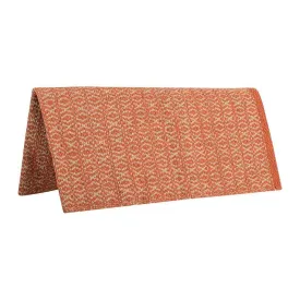 Cashel Navajo Saddle Blanket 32"X64"- Rust/Tan