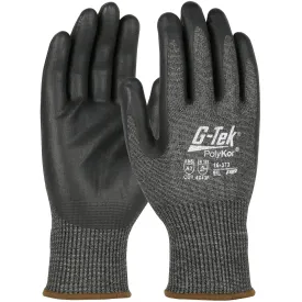 G-Tek PolyKor 16-373 Seamless Knit Nitrile Coated Foam Grip Touchscreen Compatible Cut Resistant Safety Glove (One Dozen)