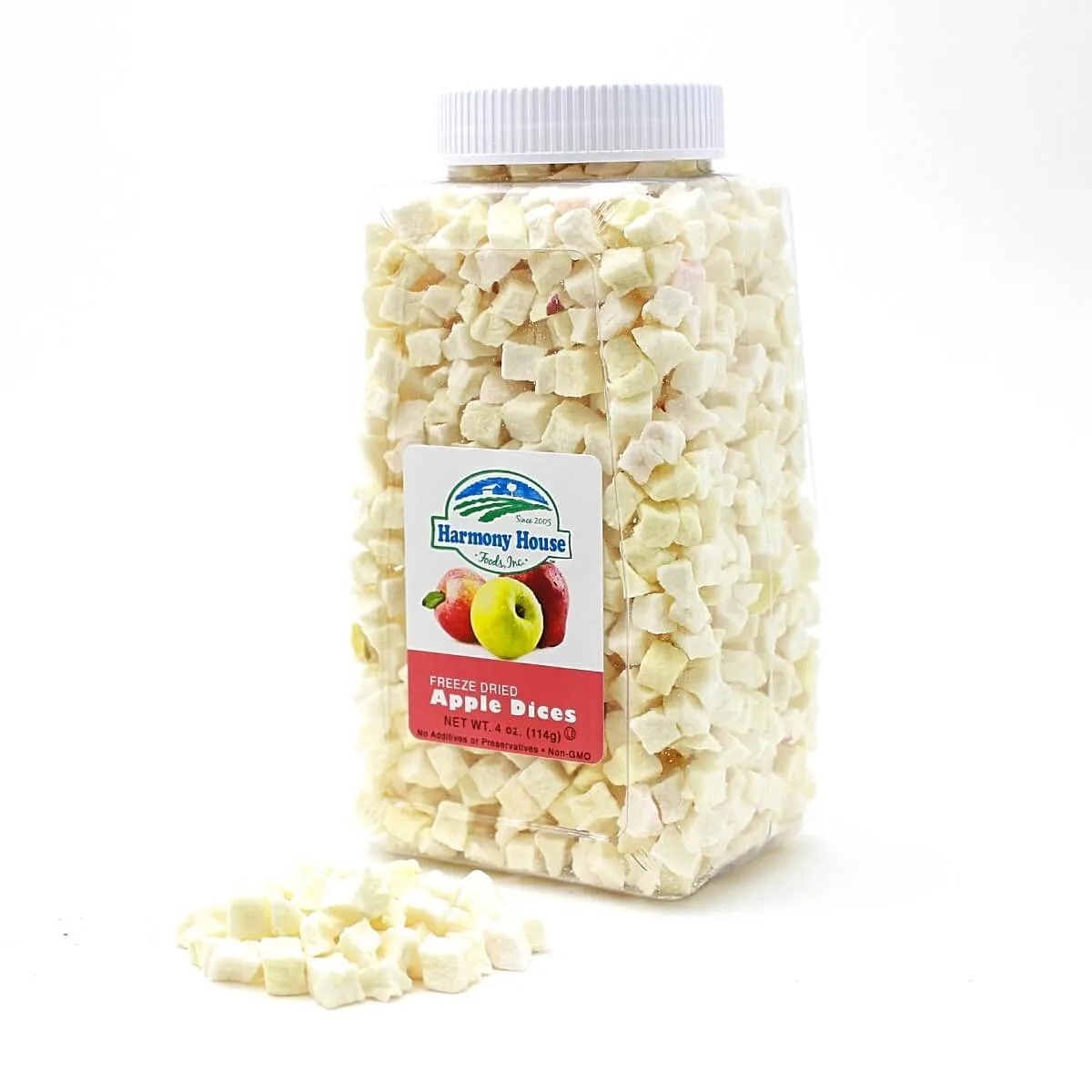 Harmony House Freeze-Dried Apple Dices (4 oz)