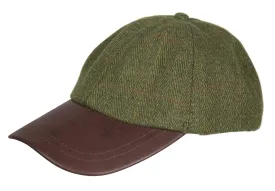 HW59 - Leather Peak Tweed Baseball Cap - LOVAT (5433/22)