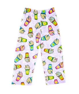 Made with Love and Kisses Girls Fun Frappes Pants