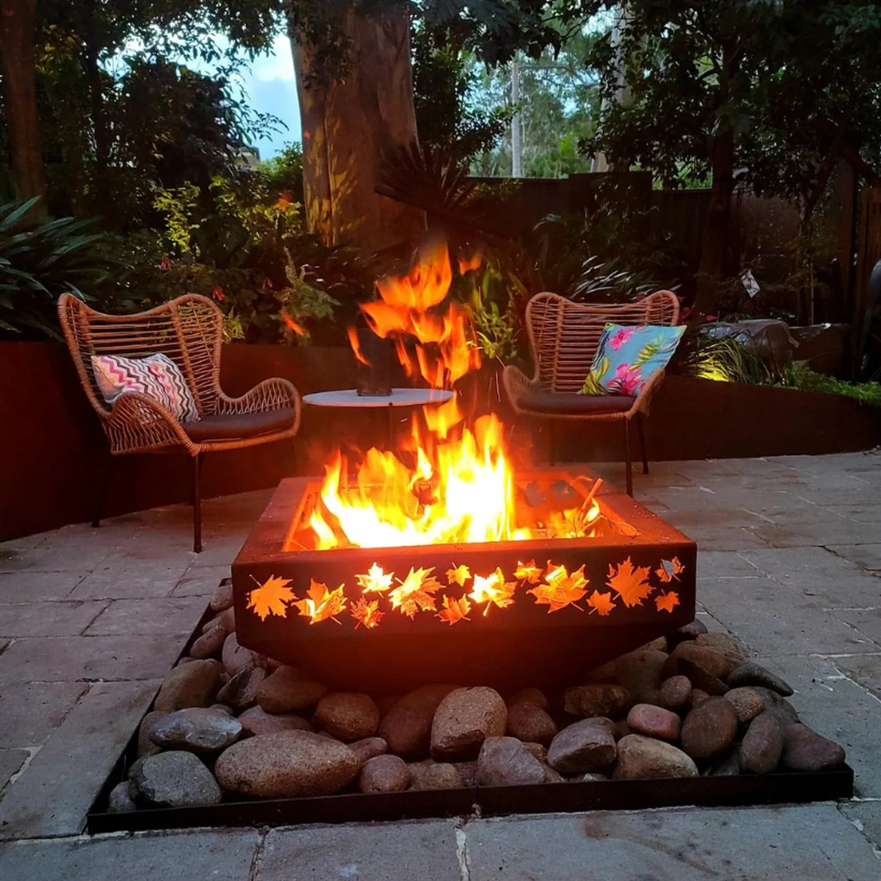 Monarch Large Prism Fire Pit