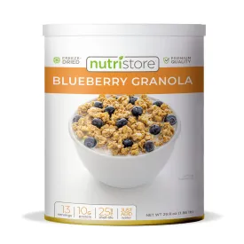 Nutristore Freeze-Dried Blueberry Granola - 13 Servings #10 Can