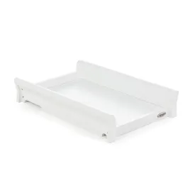 Obaby Stamford Sleigh Cot Top Changer (White)