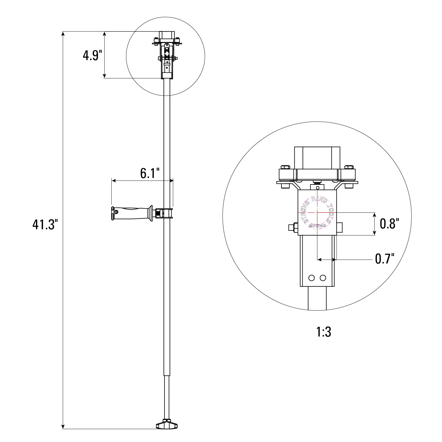 On/Off Magnetic Part Picker