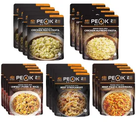 Peak Refuel Freeze-Dried Entree Variety Pack Pouch