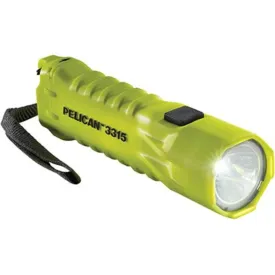 Pelican 3315 033150-0103-245 160 Lumens Flashlight, Hi Vis Yellow, 1 Each