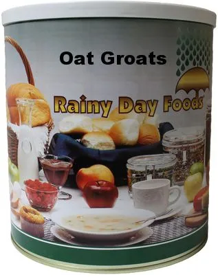 Rainy Day Foods Oat Groats 85 oz #10 Can - 57 Servings