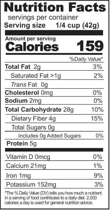 Rainy Day Foods Oat Groats 85 oz #10 Can - 57 Servings