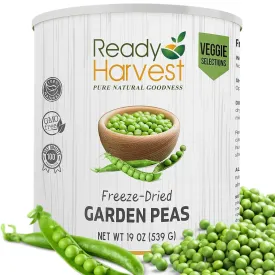 Ready Harvest Freeze-Dried Garden Peas - 30 Year Shelf Life - #10 Can