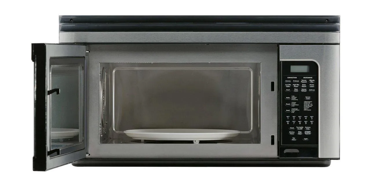 Sharp R1881LSY 1.1 cu. ft. 850W Sharp Stainless Steel Convection Over-the-Range Microwave Oven