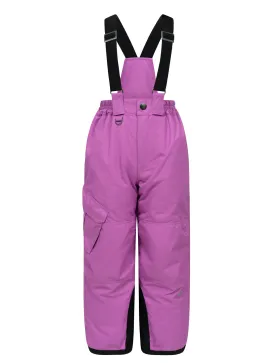 Snowrider Convertible Ski Overalls - Berry