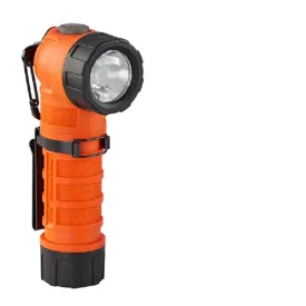 Streamlight PolyTac 90X 88837 USB Right Angle Light, Includes Streamlight SL B26 Battery Pack And Gear Keeper, Orange, 1 Each