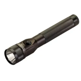 Streamlight Stinger DS LED 75811 All Purpose Dual Switch Rechargeable Flashlight With 120V 100V AC Smart Charge, Black, 1 Each