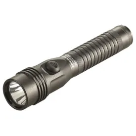 Streamlight Strion DS HL 74614 Handheld Dual Switch Flashlight With 12V DC Charge Cord, Black, 1 Each