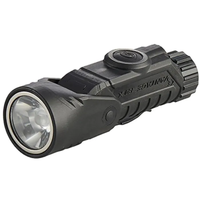 Streamlight Vantage 180X 88913 USB Rechargeable Helmet Mounted Right Angle Firefighter LED Flashlight, Box, Black, 1 Each