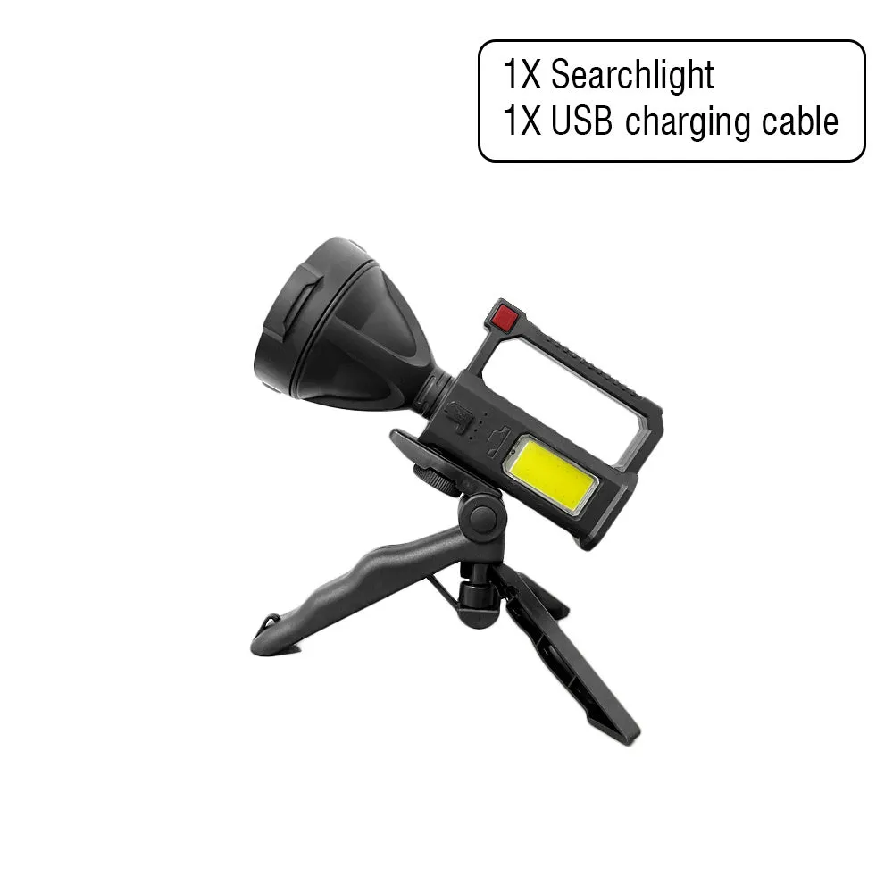 Super Bright USB Rechargeable LED Spotlight with 4 Modes